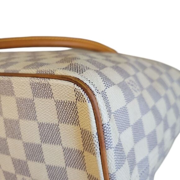 Louis Vuitton Damier Azur Saleya MM Handbag Shoulder Bag - Picture 13 of 16